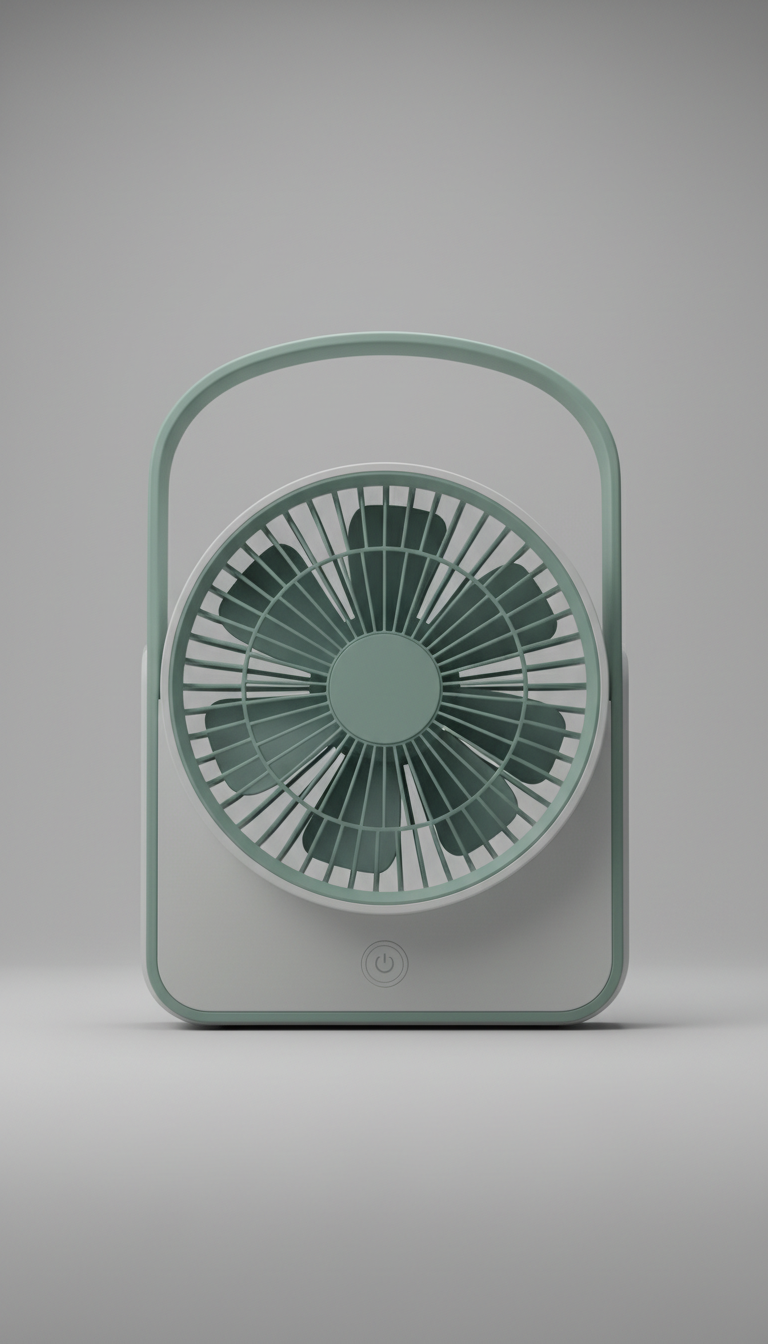 Aluminum Pocket Fan with USB-C